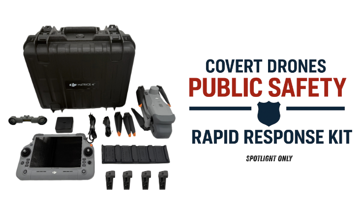 DJI Matrice 4T Public Safety & Rapid Response Kit – Covert Drones