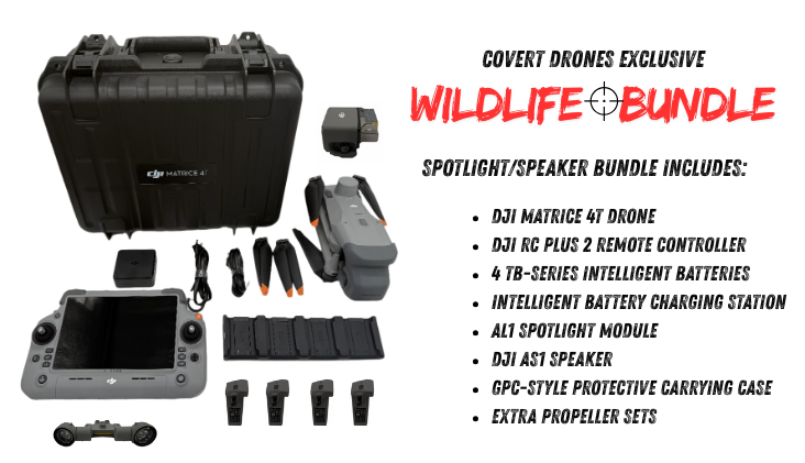 DJI Matrice 4T Thermal Enterprise Wildlife Bundle