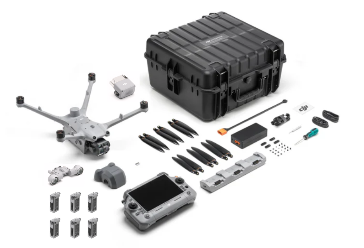 DJI E1200 1760 CW CCW アダプター4セット DJI Matrice 4TD First Responder Kit — Thermal Drone for Law