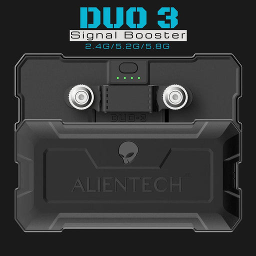 ALIENTECH DUO 3: Ultra-Enhanced Tri-Band Drone Signal Booster with Advanced Mu-Mimo Technology - Covert Drones