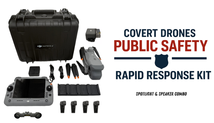DJI Matrice 4T Public Safety & Rapid Response Kit – Covert Drones