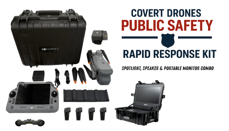 DJI Matrice 4T Public Safety & Rapid Response Kit – Covert Drones