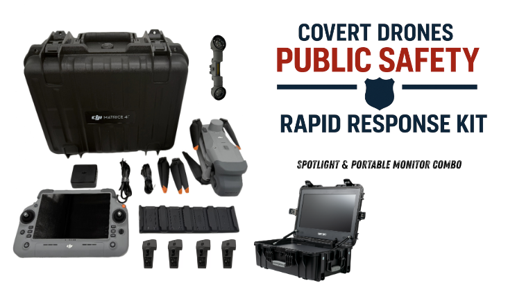 DJI Matrice 4T Public Safety & Rapid Response Kit – Covert Drones