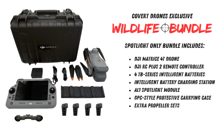 DJI Matrice 4T Thermal Enterprise Wildlife Bundle