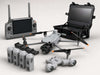 DJI Matrice 4T thermal drone bundle with spotlight, remote controller, four batteries, charging hub, and rugged field monitor case.