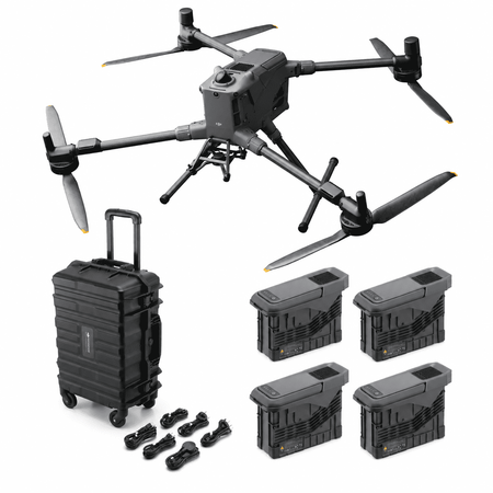 DJI Matrice 400 Extended Flight Kit – 4 TB100 Batteries & BS100 Charging Station