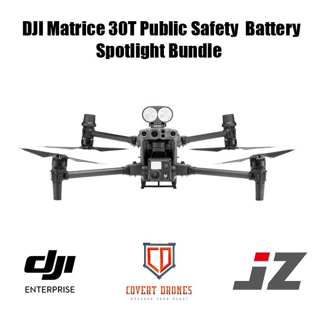 DJI Matrice 30T Thermal FPV Drone Advanced Public Safety Drone Bundle - Ultimate Aerial Surveillance and Tactical Response Bundle - Covert Drones